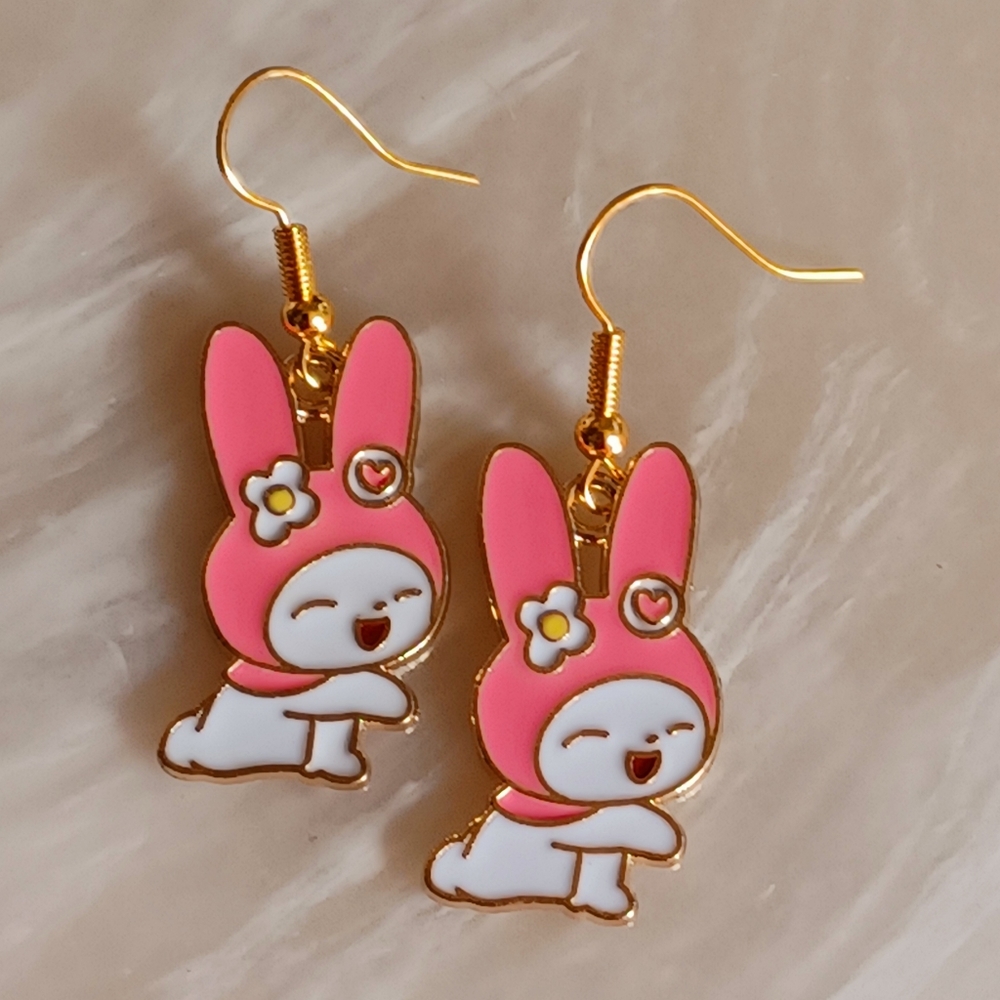 Sanrio My Melody Kiss Handmade Earrings